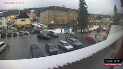 Střed obce Rokytnice nad Jizerou