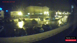 Střed obce Rokytnice nad Jizerou