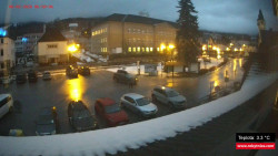 Střed obce Rokytnice nad Jizerou