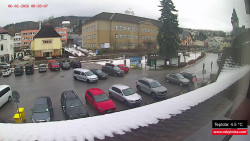 Střed obce Rokytnice nad Jizerou