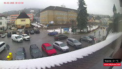 Střed obce Rokytnice nad Jizerou