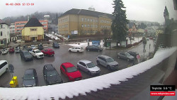 Střed obce Rokytnice nad Jizerou