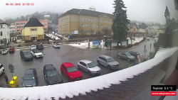 Střed obce Rokytnice nad Jizerou