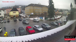 Střed obce Rokytnice nad Jizerou