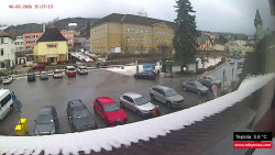 Střed obce Rokytnice nad Jizerou