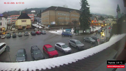 Střed obce Rokytnice nad Jizerou