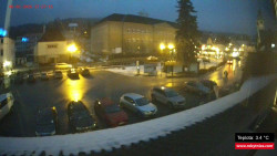 Střed obce Rokytnice nad Jizerou