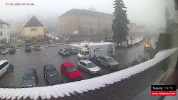 Střed obce Rokytnice nad Jizerou