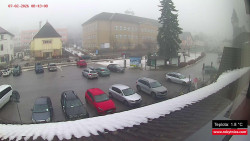 Střed obce Rokytnice nad Jizerou