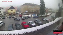 Střed obce Rokytnice nad Jizerou