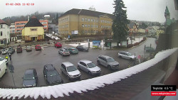 Střed obce Rokytnice nad Jizerou