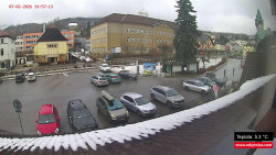 Střed obce Rokytnice nad Jizerou