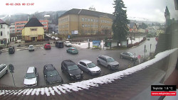 Střed obce Rokytnice nad Jizerou