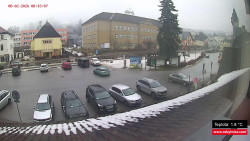 Střed obce Rokytnice nad Jizerou