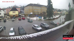 Střed obce Rokytnice nad Jizerou