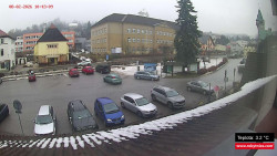 Střed obce Rokytnice nad Jizerou