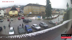 Střed obce Rokytnice nad Jizerou