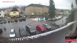 Střed obce Rokytnice nad Jizerou