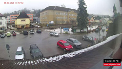 Střed obce Rokytnice nad Jizerou