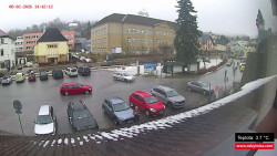 Střed obce Rokytnice nad Jizerou