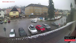 Střed obce Rokytnice nad Jizerou