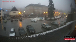 Střed obce Rokytnice nad Jizerou