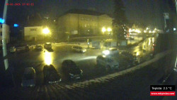 Střed obce Rokytnice nad Jizerou