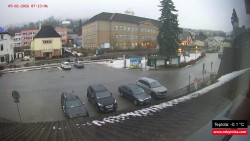 Střed obce Rokytnice nad Jizerou