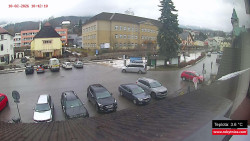 Střed obce Rokytnice nad Jizerou