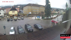 Střed obce Rokytnice nad Jizerou