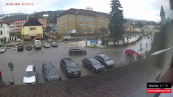 Střed obce Rokytnice nad Jizerou