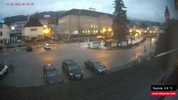 Střed obce Rokytnice nad Jizerou