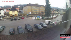 Střed obce Rokytnice nad Jizerou