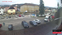 Střed obce Rokytnice nad Jizerou