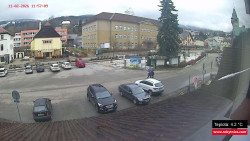 Střed obce Rokytnice nad Jizerou