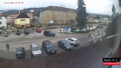 Střed obce Rokytnice nad Jizerou