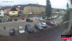 Střed obce Rokytnice nad Jizerou