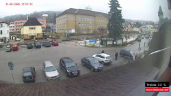 Střed obce Rokytnice nad Jizerou