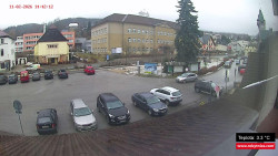 Střed obce Rokytnice nad Jizerou