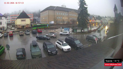 Střed obce Rokytnice nad Jizerou