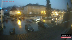 Střed obce Rokytnice nad Jizerou