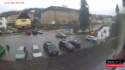 Střed obce Rokytnice nad Jizerou