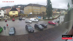 Střed obce Rokytnice nad Jizerou