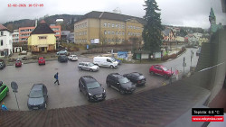 Střed obce Rokytnice nad Jizerou