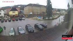 Střed obce Rokytnice nad Jizerou