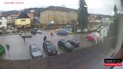 Střed obce Rokytnice nad Jizerou