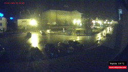 Střed obce Rokytnice nad Jizerou