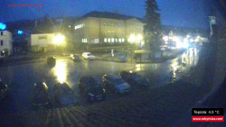 Střed obce Rokytnice nad Jizerou