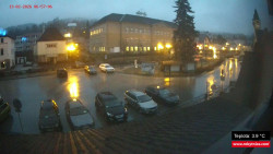 Střed obce Rokytnice nad Jizerou