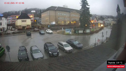 Střed obce Rokytnice nad Jizerou